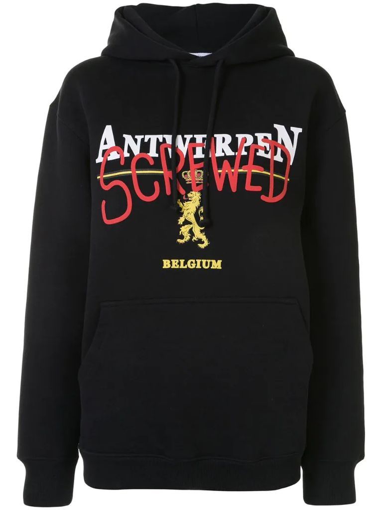 Antwerpen print hoodie