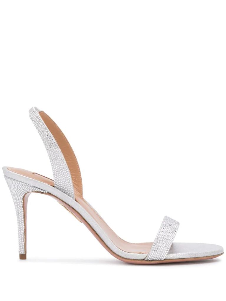 So Nude 85mm sandals