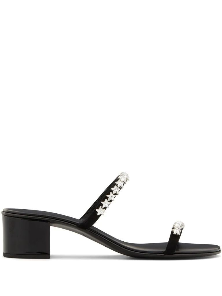 Cometa star-crystal embellished sandals