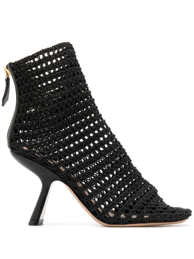 Alba macramé ankle boots