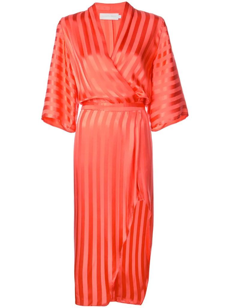 kimono sleeve dress