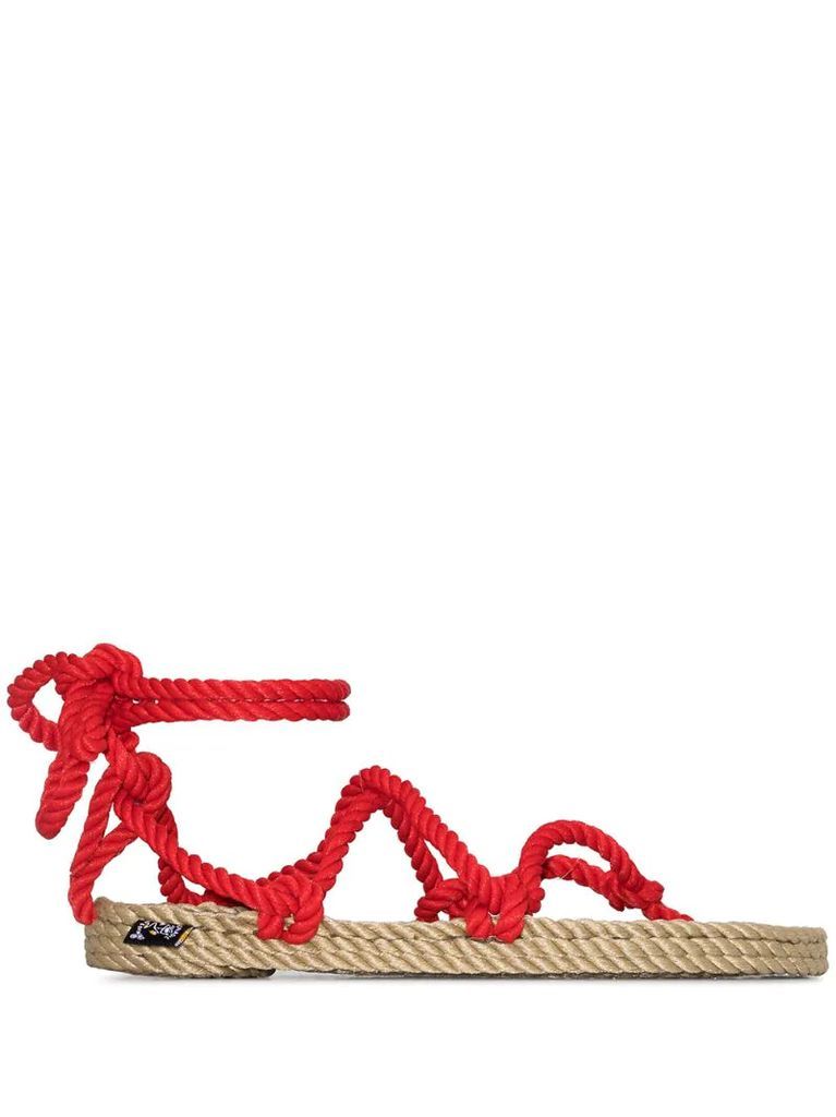 Romano rope-strap sandals