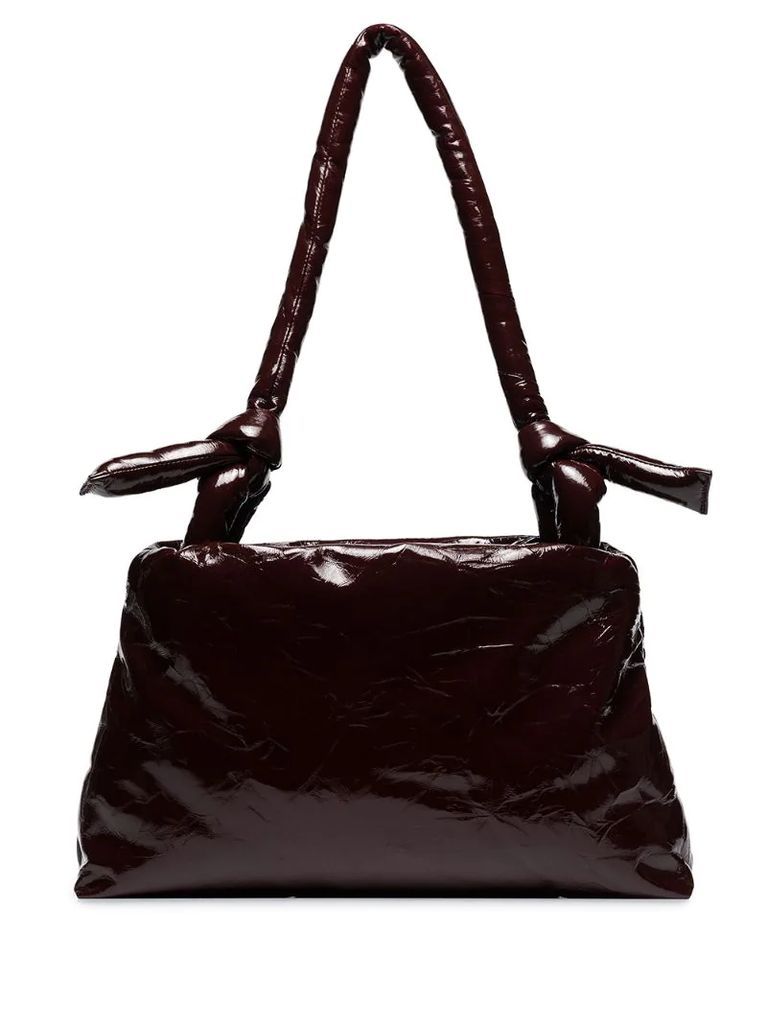 lacquered knot tote