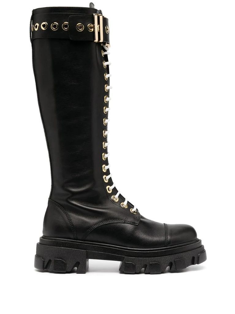 Anfibio knee length boots