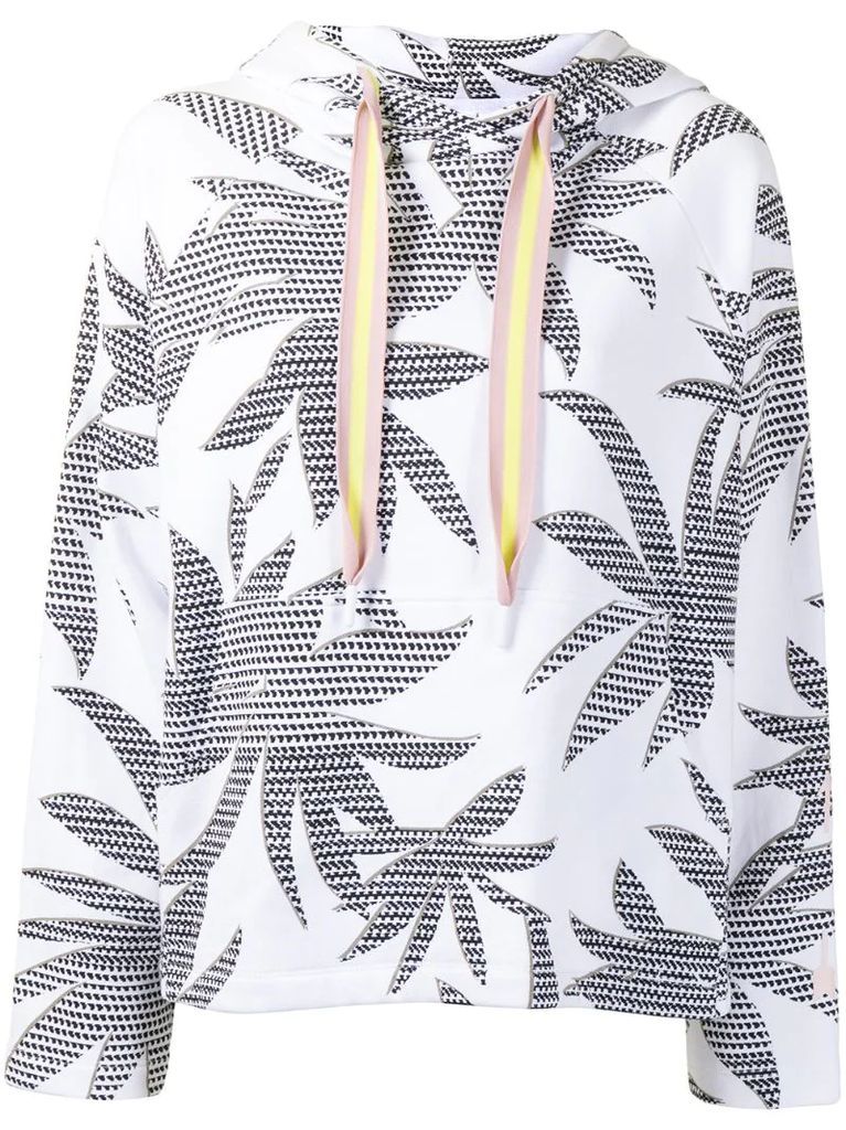 Lennox palm tree print hoodie