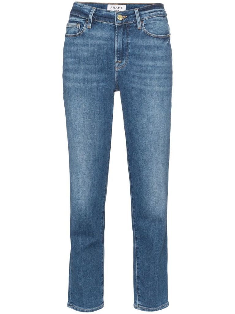 Le Nouveau straight-leg stretch denim jeans