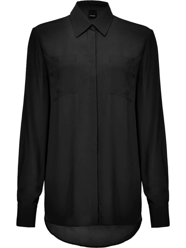 pleated shirt