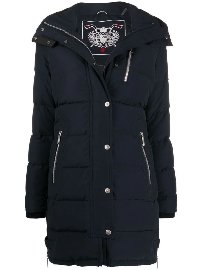 fitted padded coat