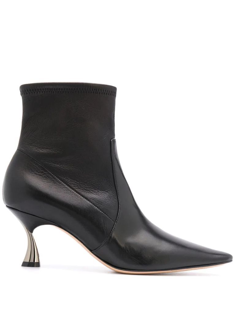 mid-heel ankle boots