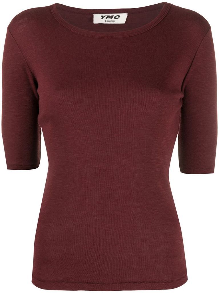 round neck half-sleeve T-shirt