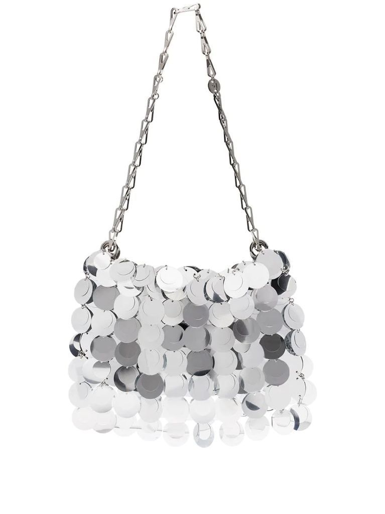 sparkle sequined shoulder bag