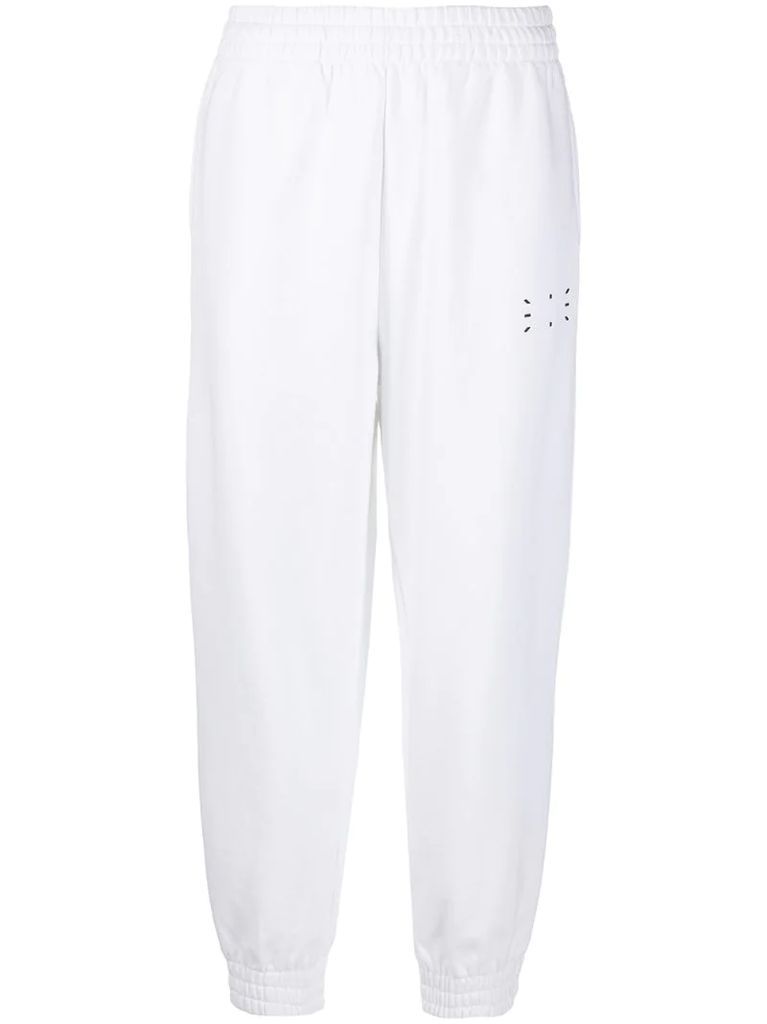 slip-on track trousers