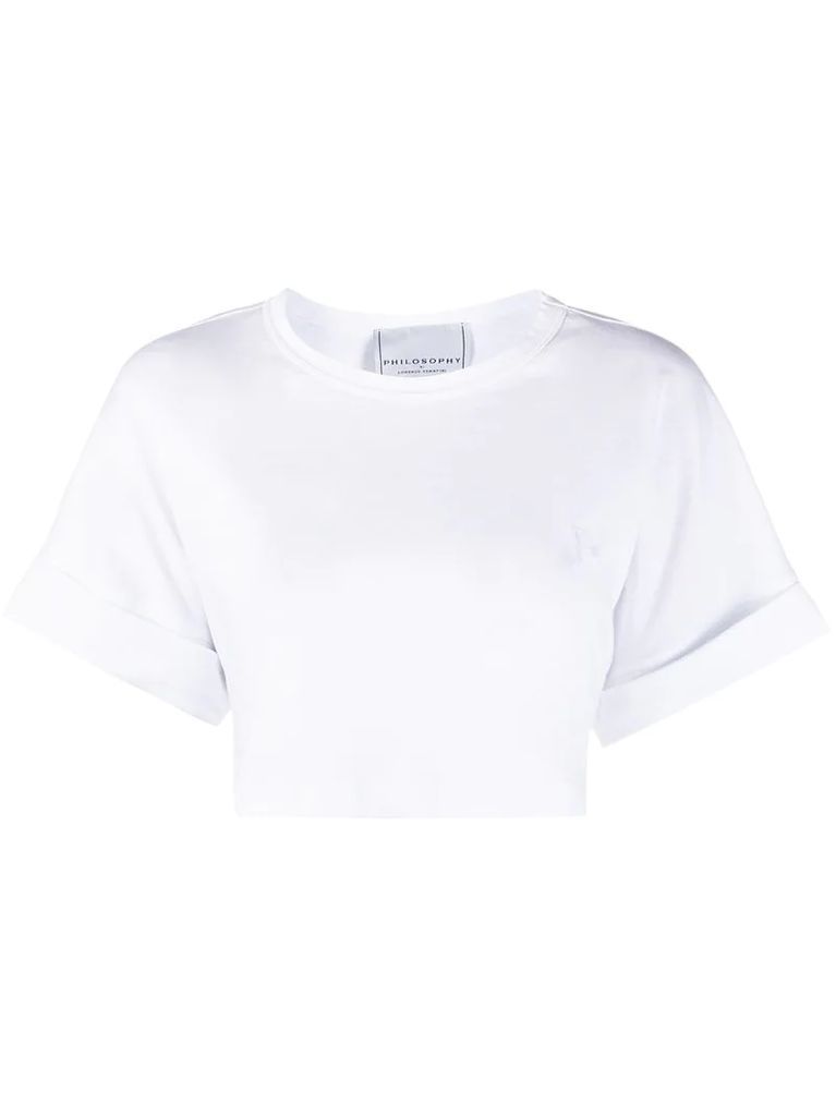 cropped length T-shirt