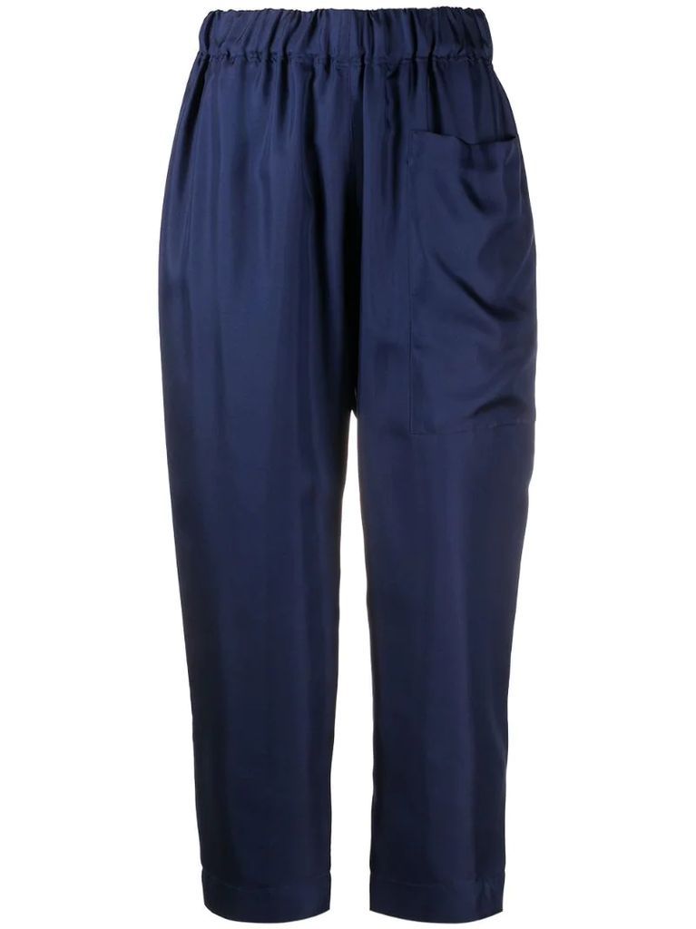 Punch cropped trousers