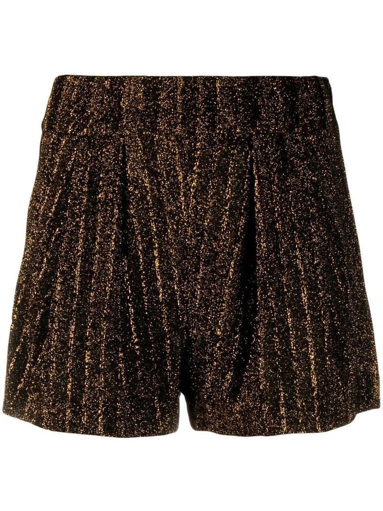 metallic thread shorts
