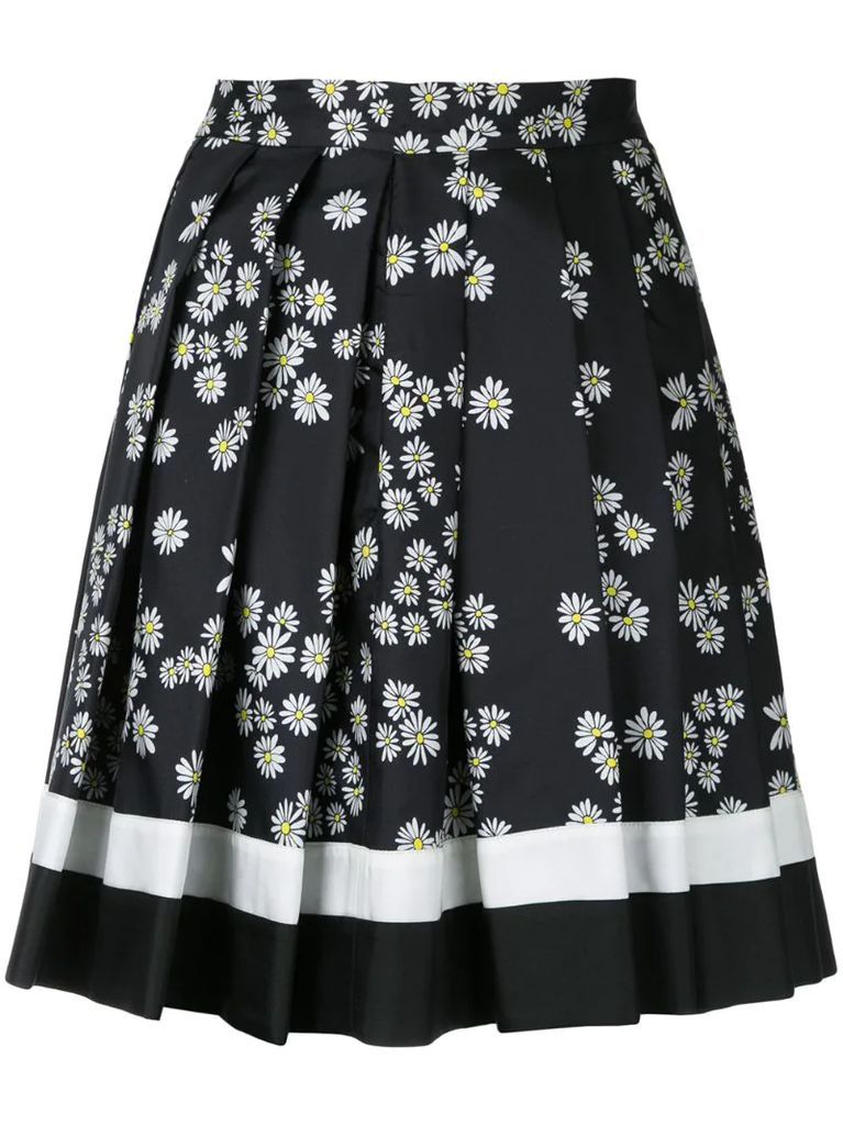 Daisy Chain silk short skirt