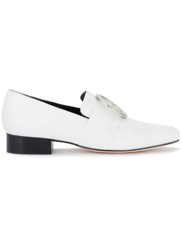 White Leather Harput loafers