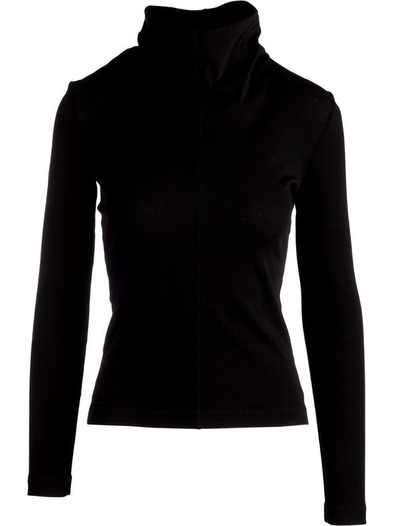 long-sleeve turtleneck top