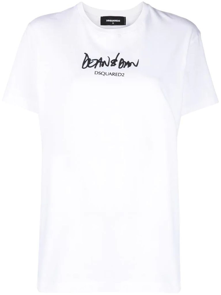 Dean & Dan logo-print T-shirt