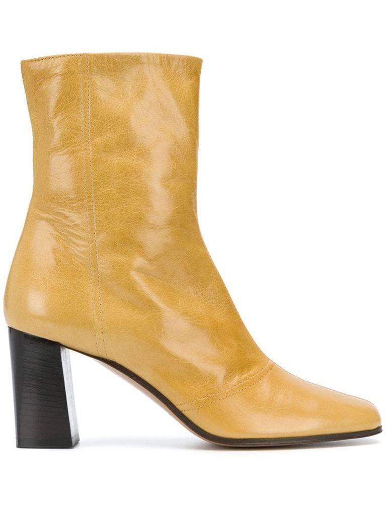 Jaune ankle boots