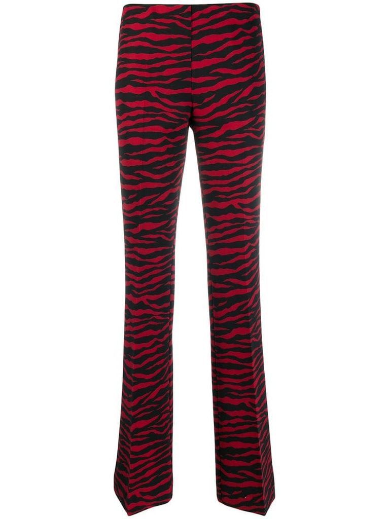 zebra print trousers