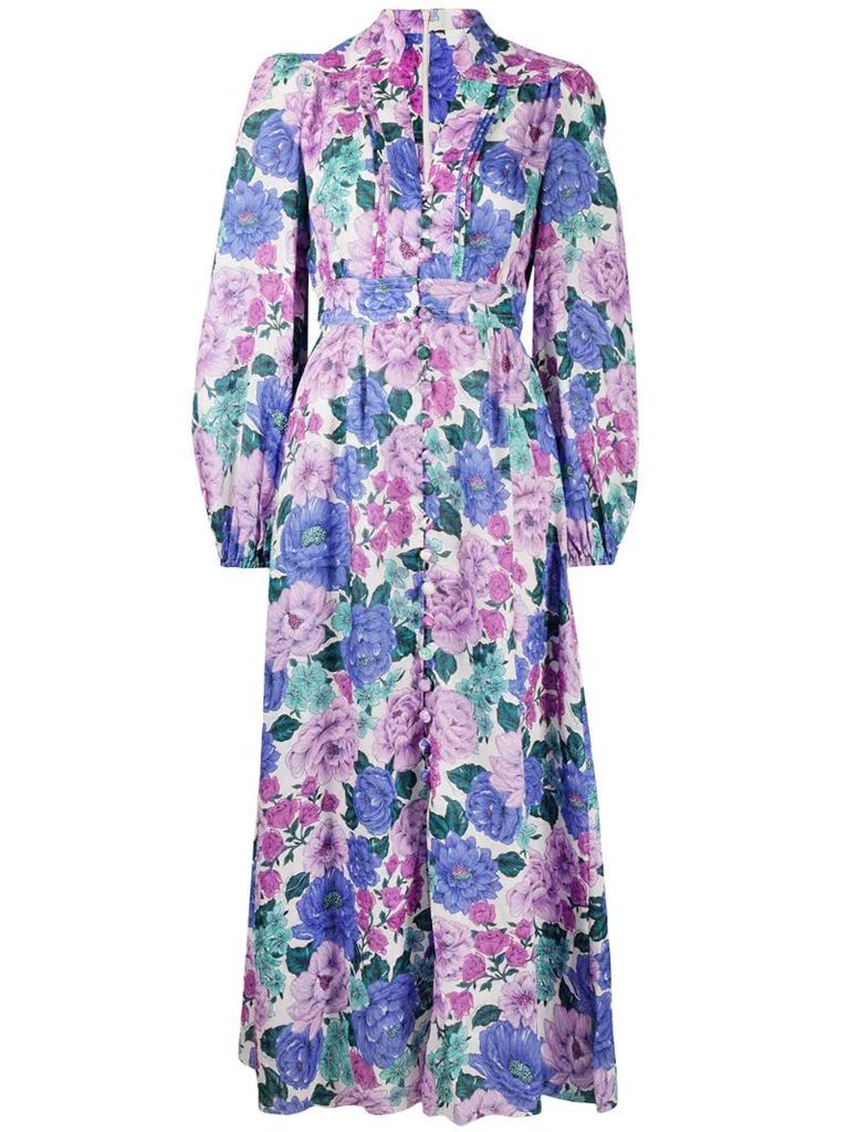 Poppy floral print dress