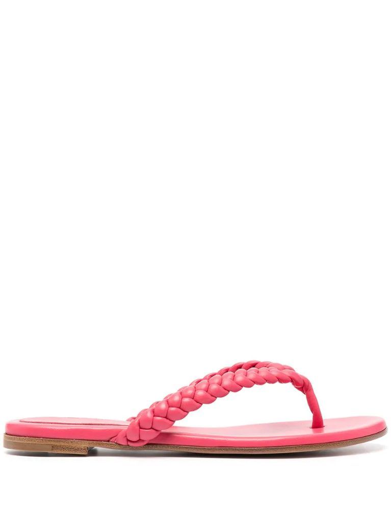braided-strap sandals