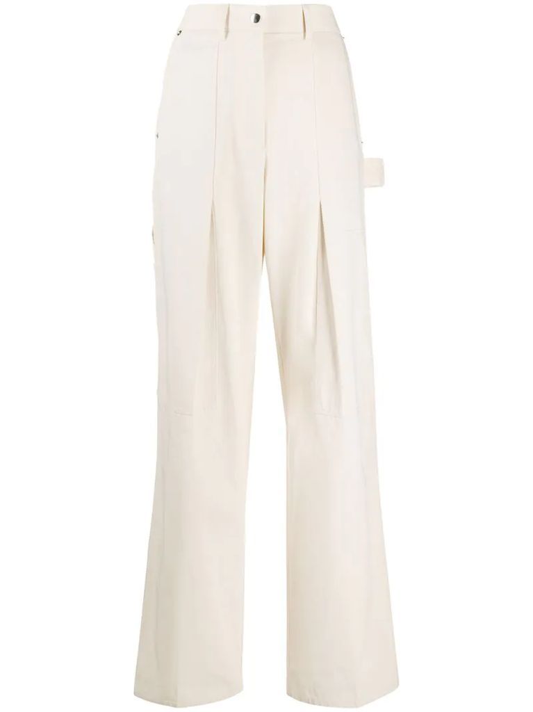 high-rise utility trousers