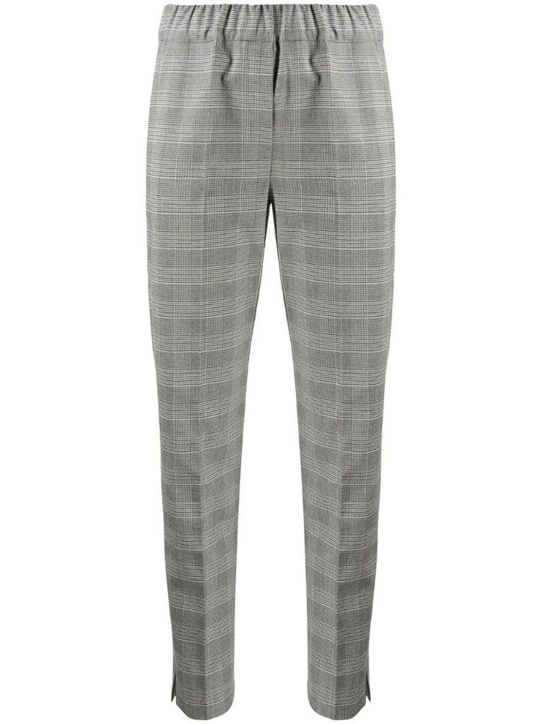 check tailored trousers