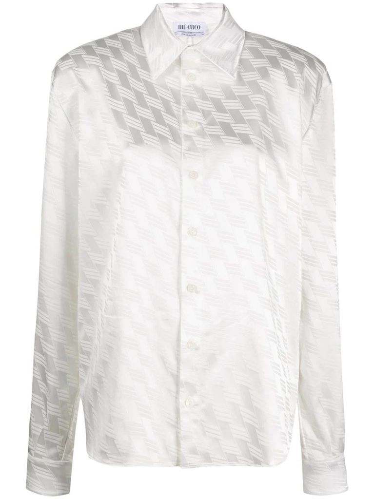 all-over pattern shirt