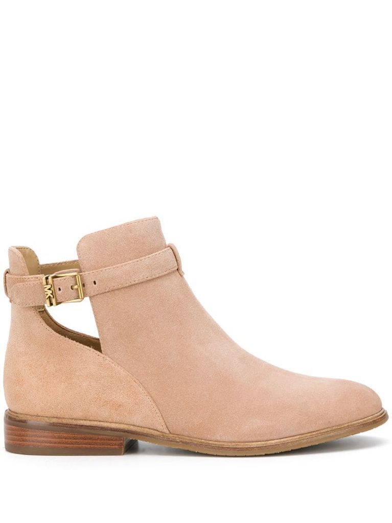 cut-out ankle boots