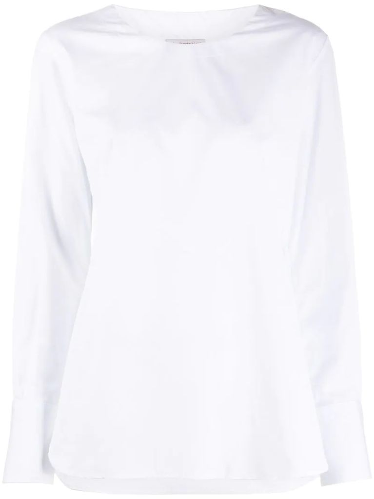 long-sleeve cotton top