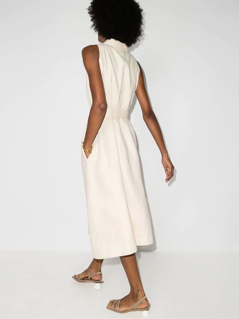 Alison belted midi dress