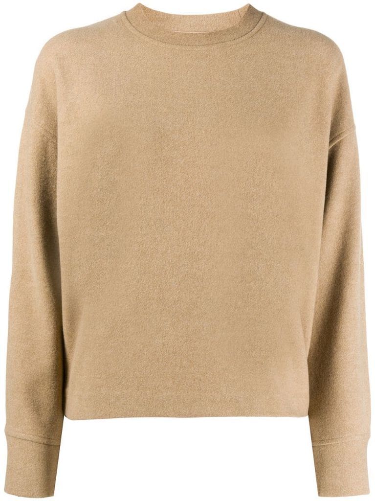 drop-shoulder sweatshirt