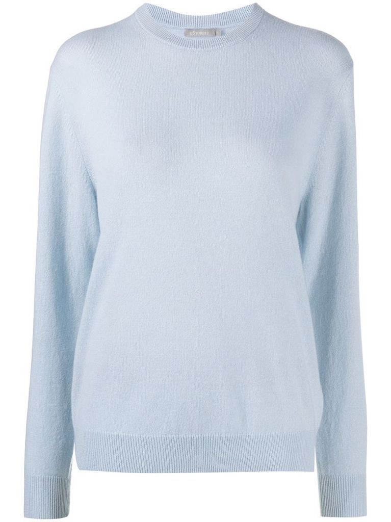 round neck cashmere jumper