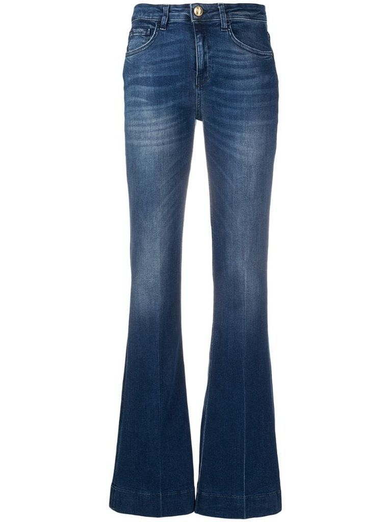 Stella high-rise flared jeans