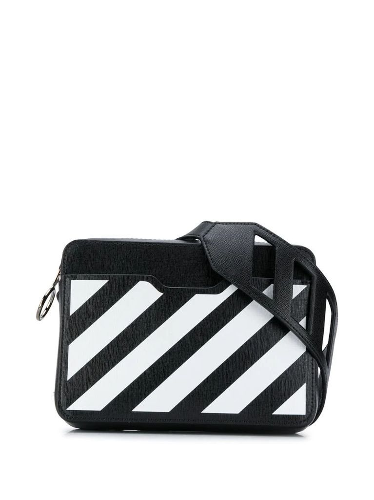 small diagonal stripes camera bag