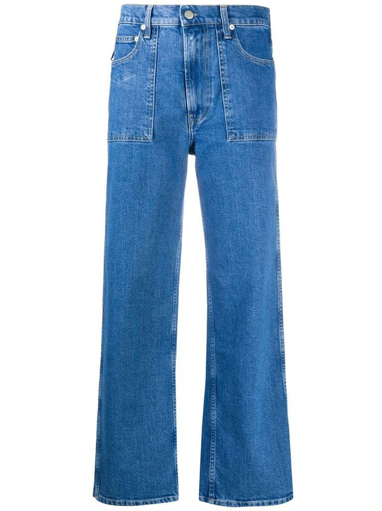cropped Factory jeans