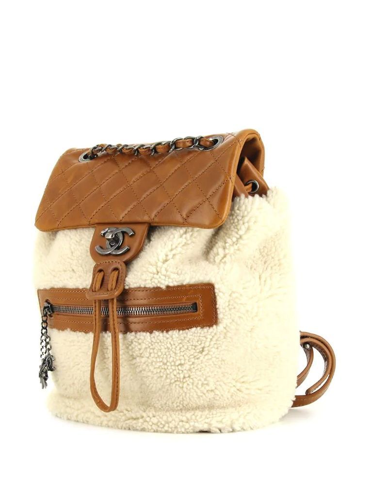 2016 Limited Edition shearling flap backpack