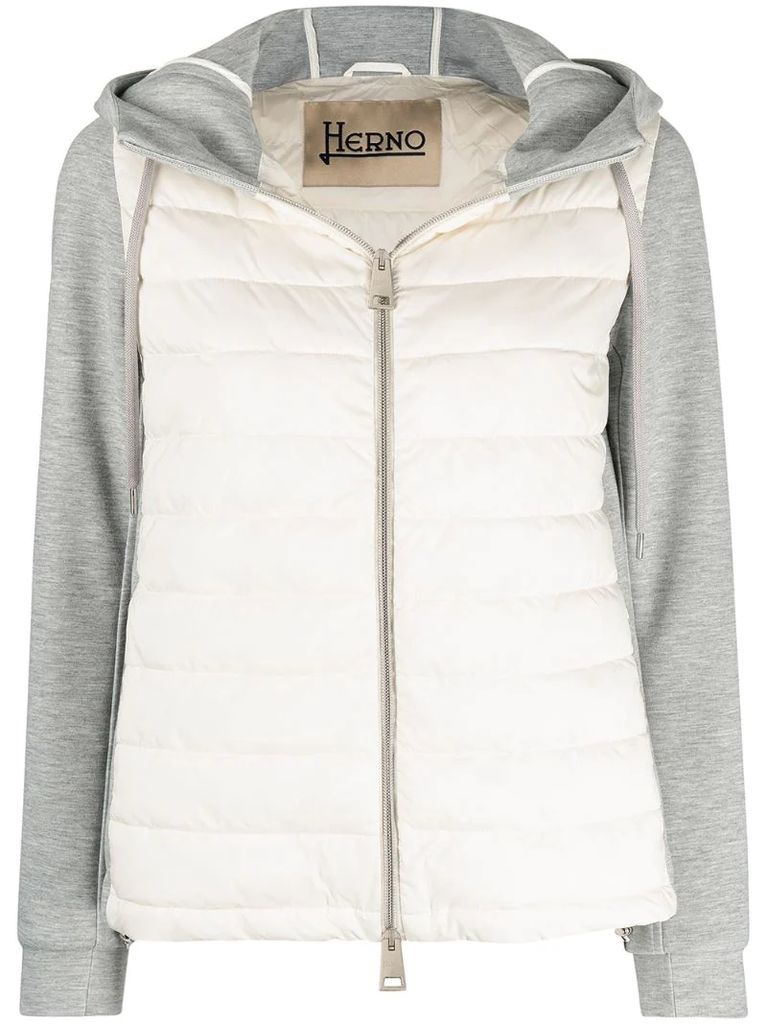 zip-front padded jacket