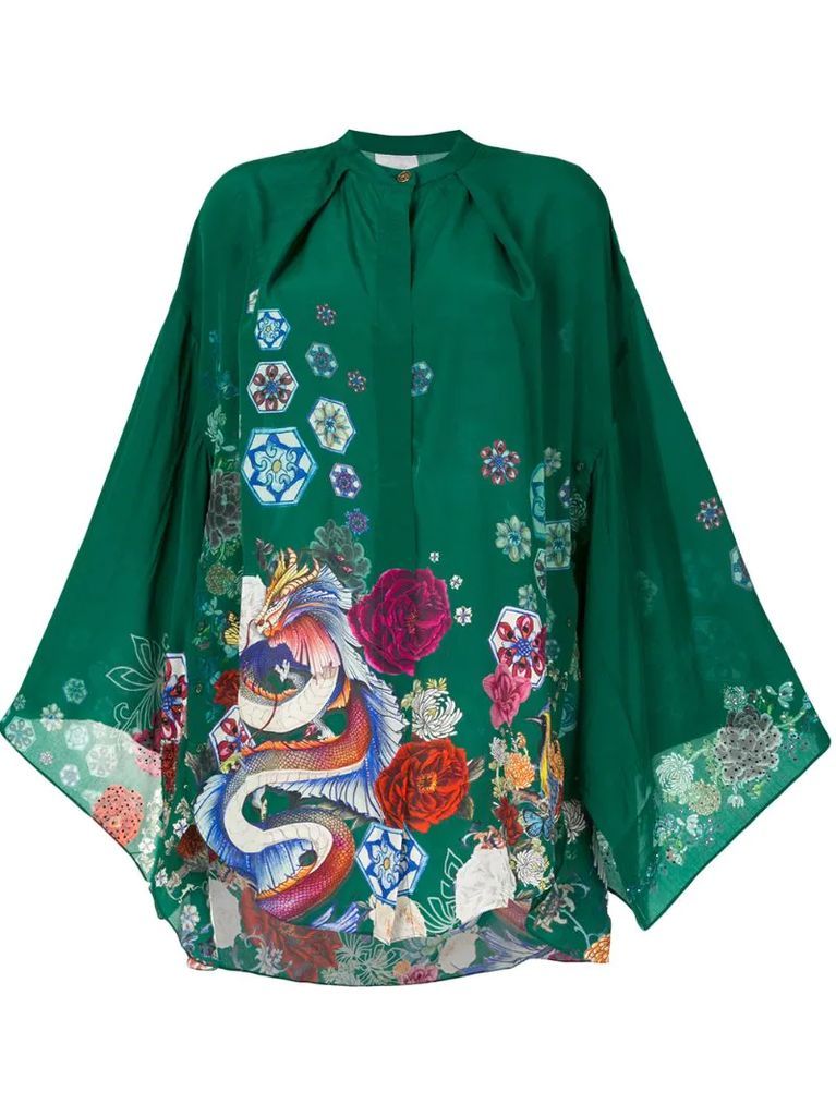kimono sleeve blouse