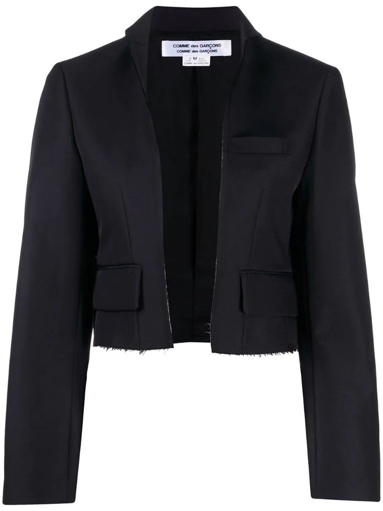 cropped tailored jacket
