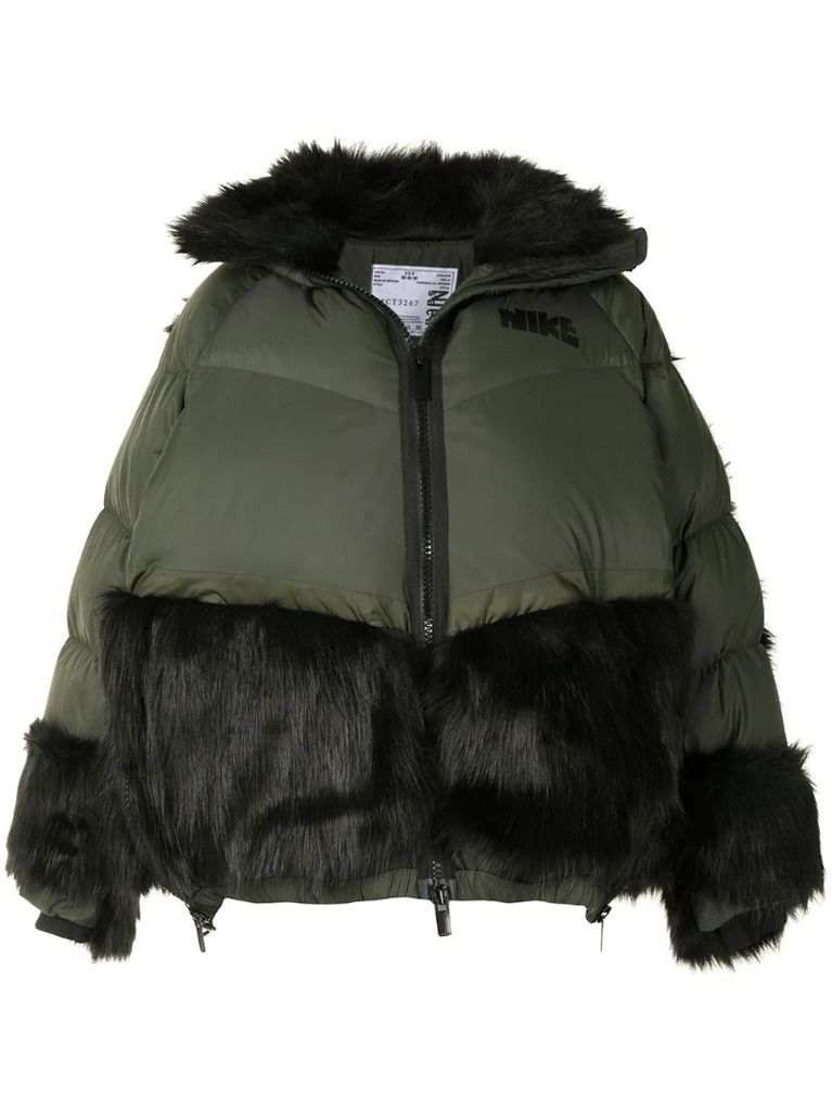 x Sacai puffer jacket