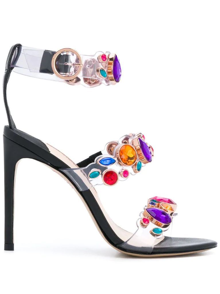 Rosalind 115mm gem-embellished sandals