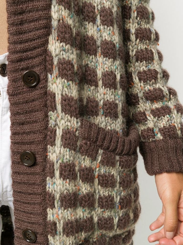 1980s knitted cardi-coat