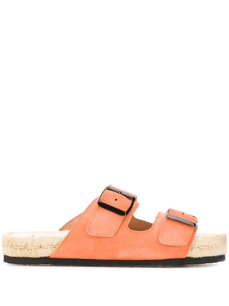 Nordic buckled sandals