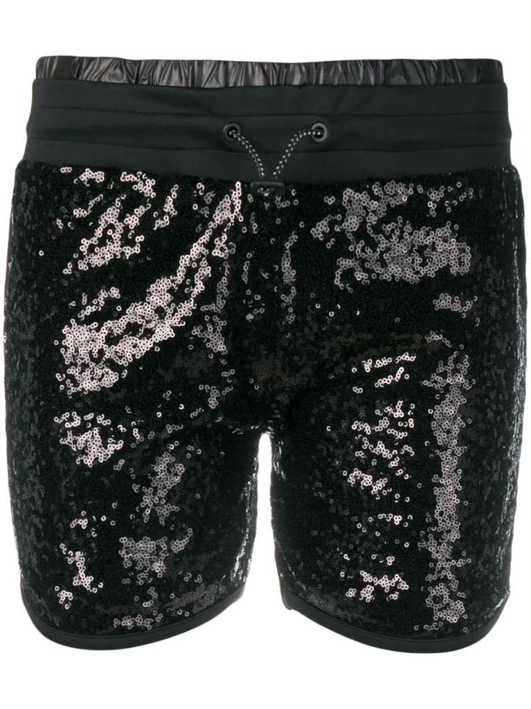 sequined shorts
