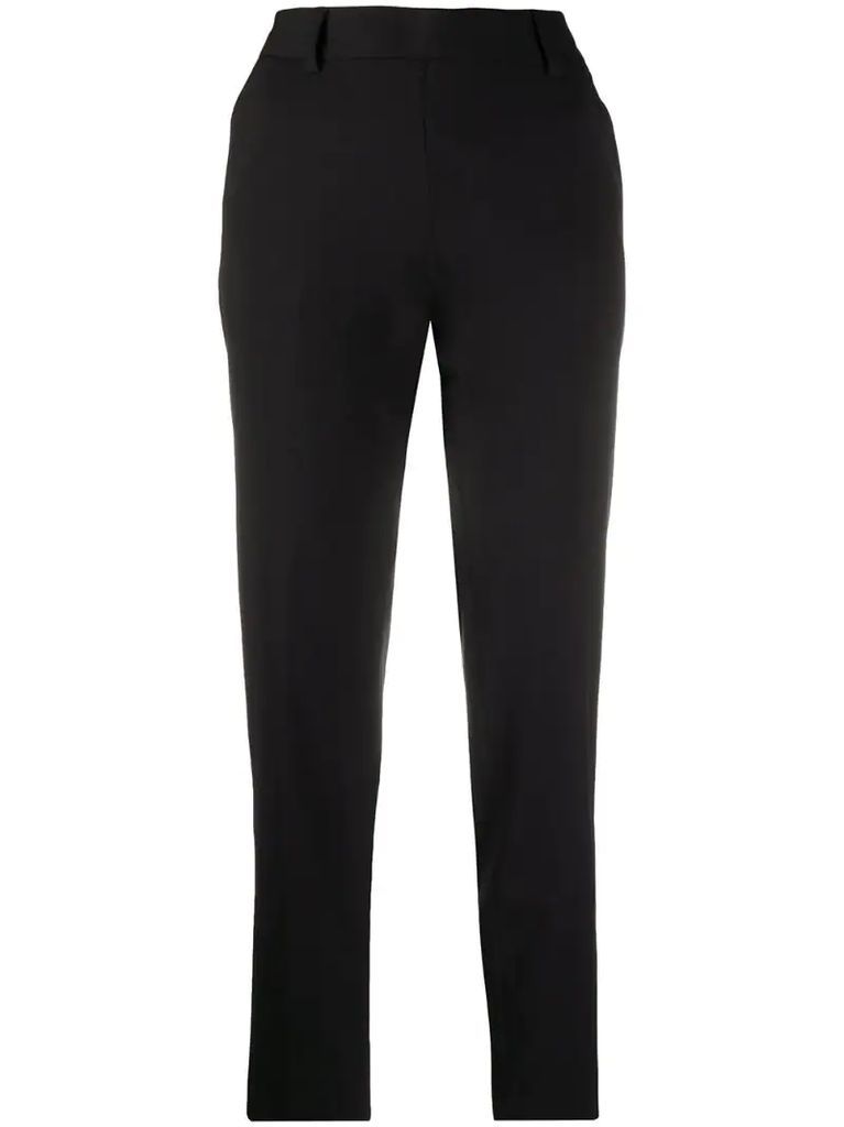 fitted cropped trousers