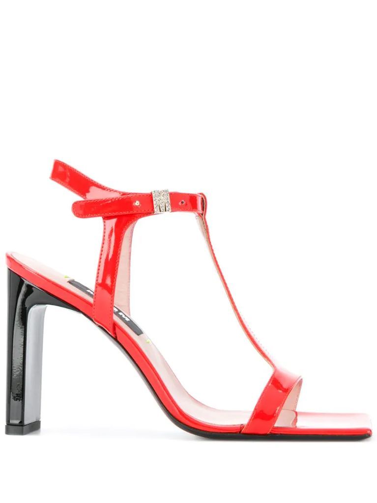 strappy high-heel sandals