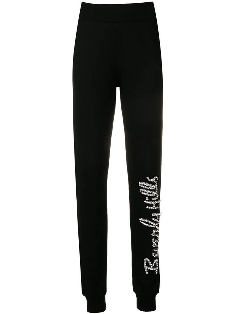 embellished track trousers